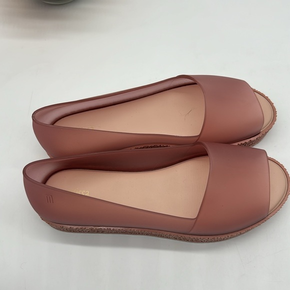 Melissa Puzzle Pink Peep Toe Platform Gel Sandals EU Size 39 MCS6371C - Picture 3 of 10